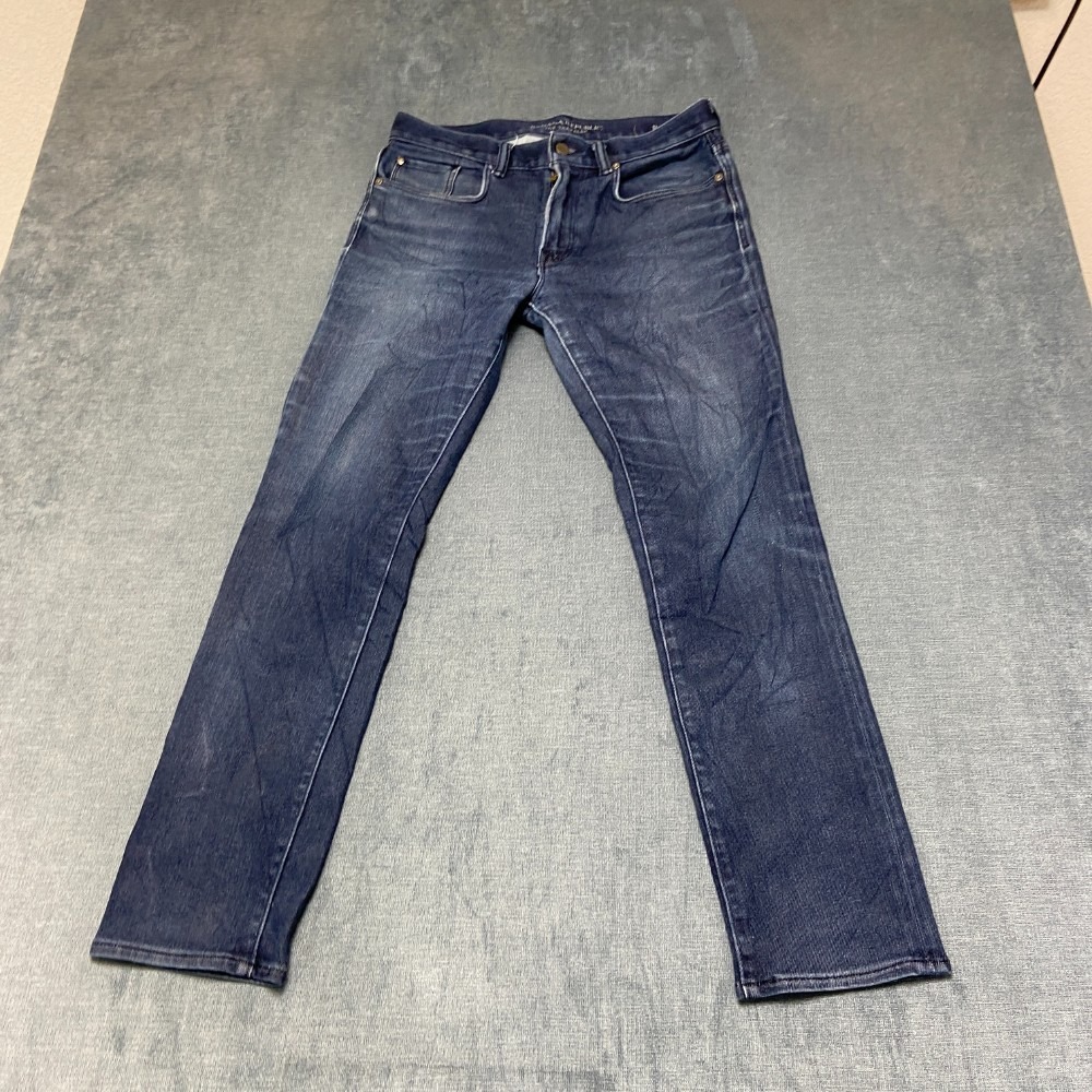 Banana Republic The Traveler Jeans Mens 31x30 Blue Denim Streetwear Slim Fit